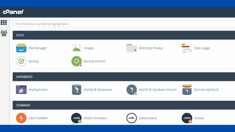 cPanel is a Linux application that automates web hosting tasks.