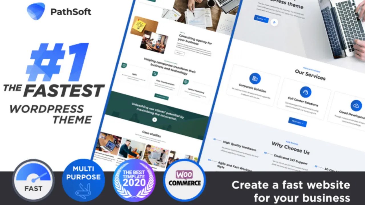PathSoft - #1 The Fastest Multipurpose eCommerce Landing WordPress Theme