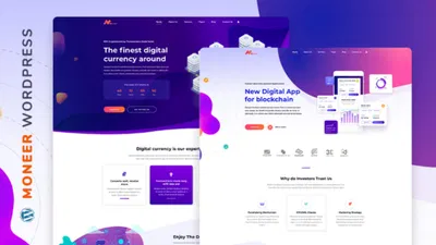 Moneer - Cryptocurrency WordPress Theme