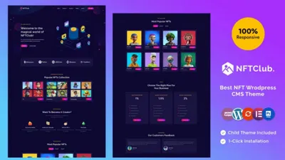 NFTClub - NFT Marketplace Multipurpose WordPress Theme